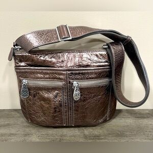 NWOT BRIGHTON bronze leather purse